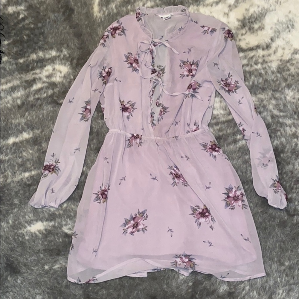 Lavender sheer dress 👗